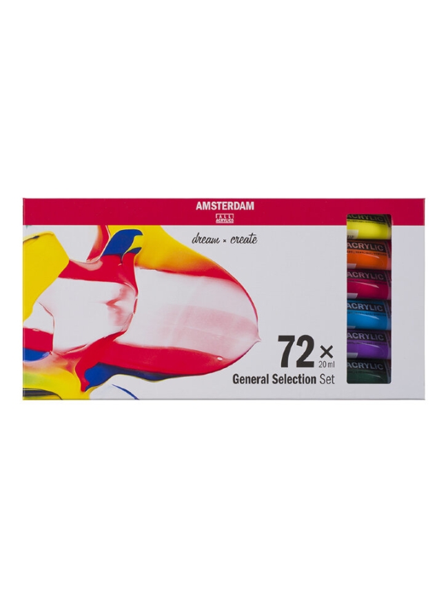 Набор акриловых красок Amsterdam Standard 72 цвета в тубах 20 мл купить в художественном магазине ArtCraft.Space