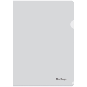 Папка-уголок Berlingo, А4, 180мкм, прозрачная бесцветная
