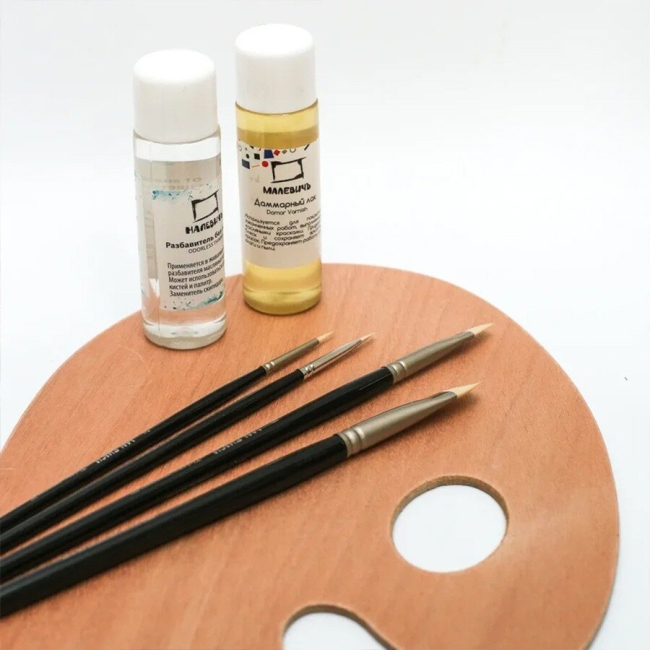 Набор для живописи с масляными красками Tician Малевичъ 7 цветов с этюдником и аксессуарами купить в художественном магазине ArtCraft.Space с доставкой по всему миру Набор для живописи с масляными красками Tician Малевичъ 7 цветов с этюдником и аксессуарами купить в художественном магазине ArtCraft.Space с доставкой по всему миру