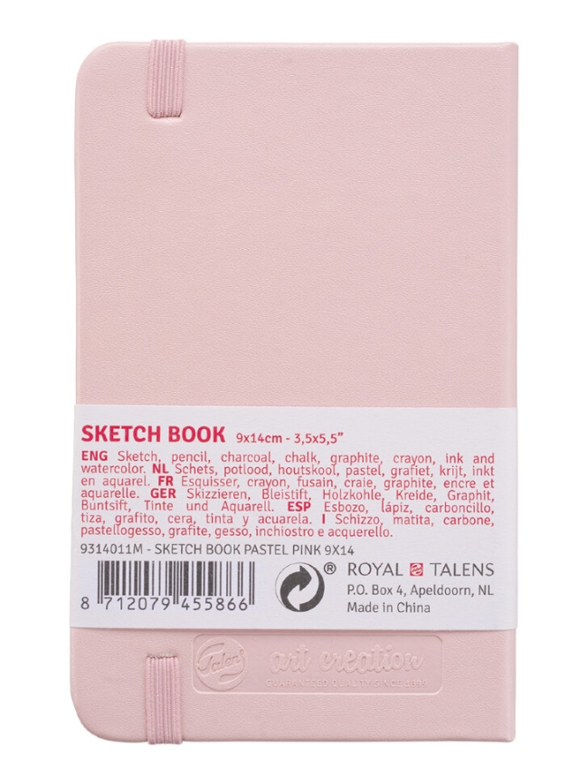 Скетчбук Art Creation Sketchbook Royal Talens розовый А6 / 80 листов / 140 гм купить в художественном магазине ArtCraft.Space с доставкой по всему миру