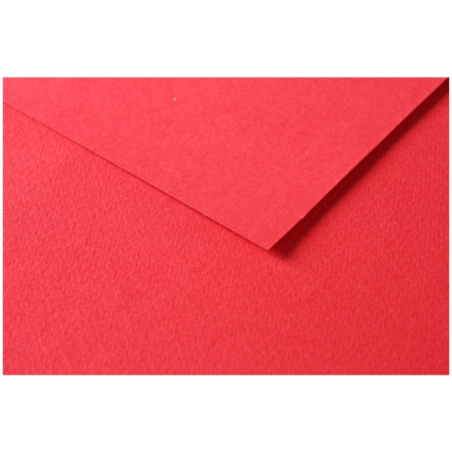 Цветная бумага универсальная Tulipe ClaireFontaine красная  50х65 см / 25 листов / 160 гм купить в художественном магазине ArtCraft.Space