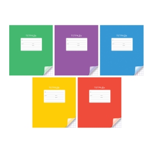 Тетрадь 12л., крупная клетка ArtSpace "Однотонная. С уголком" Тетрадь 12л., крупная клетка ArtSpace "Однотонная. С уголком"