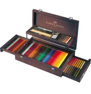 Набор художественных изделий Faber-Castell "Art & Graphic Collection", 125 предметов, дерев. кор.