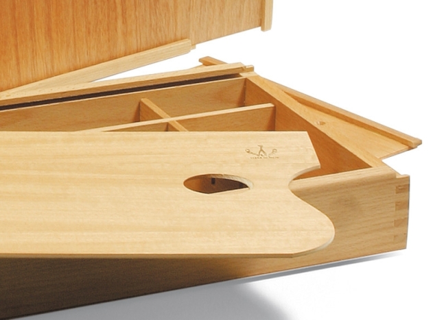 Ящик художника из промасл.бука /22х33 см