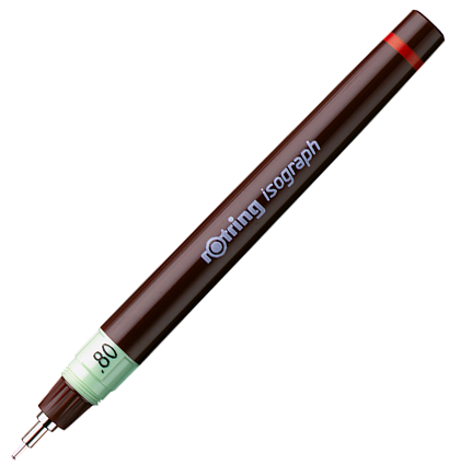 Изограф чертежный Rotring 0.8 мм пластиковый корпус купить в магазине ArtCraft.Space