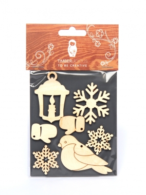 Набор заготовок для декорирования Winter12 фанера 10х14см,