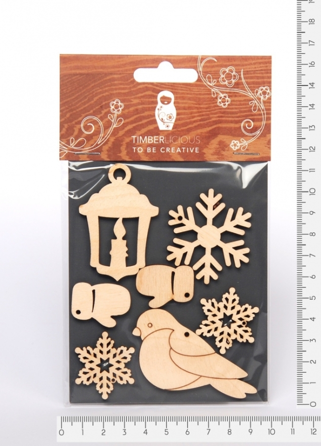 Набор заготовок для декорирования Winter12 фанера 10х14см,