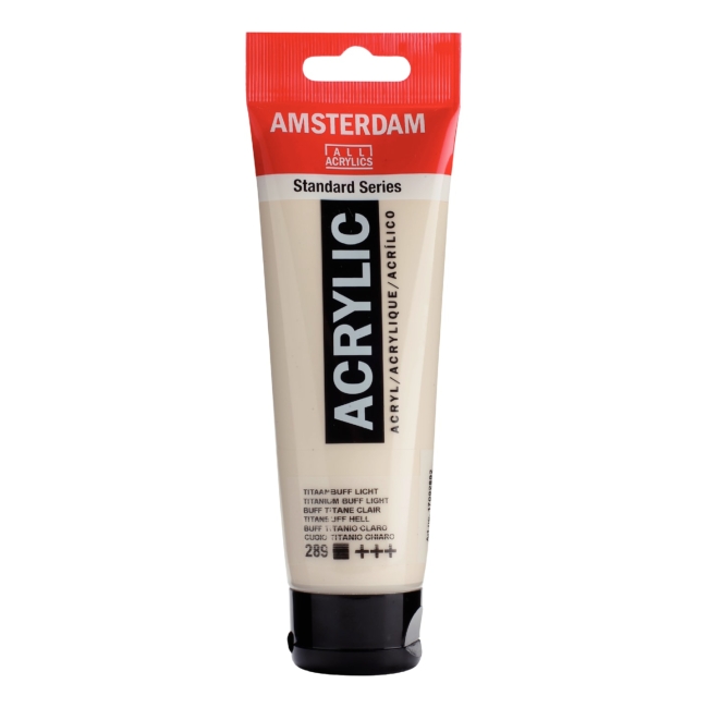 Краска акриловая Amsterdam туба 120мл №289 Титановый серо-палевый светлый