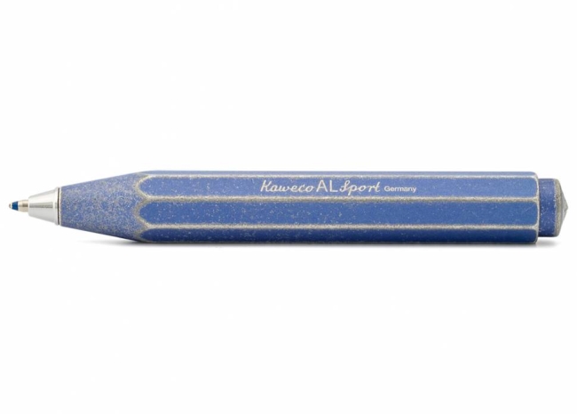 Ручка шариковая KAWECO AL Sport Stonewashed 1.0мм синий состаренный корпус,