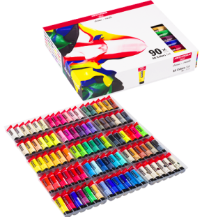 Набор акриловых красок Amsterdam Standart 90цв*20мл NEW,