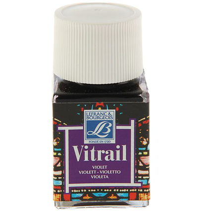 Краска по стеклу VITRAIL банка 50мл №601 Фиолетовый,