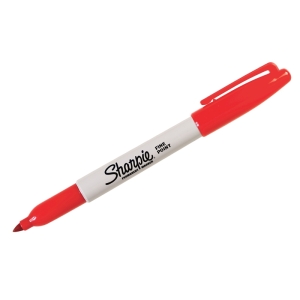 Маркер перманентный Sharpie "Fine" красный, пулевидный, 1мм