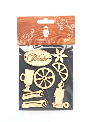 Набор заготовок для декорирования Winter13 фанера 10х14см,