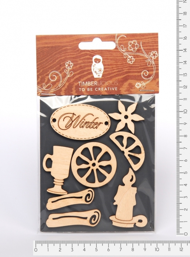 Набор заготовок для декорирования Winter13 фанера 10х14см,