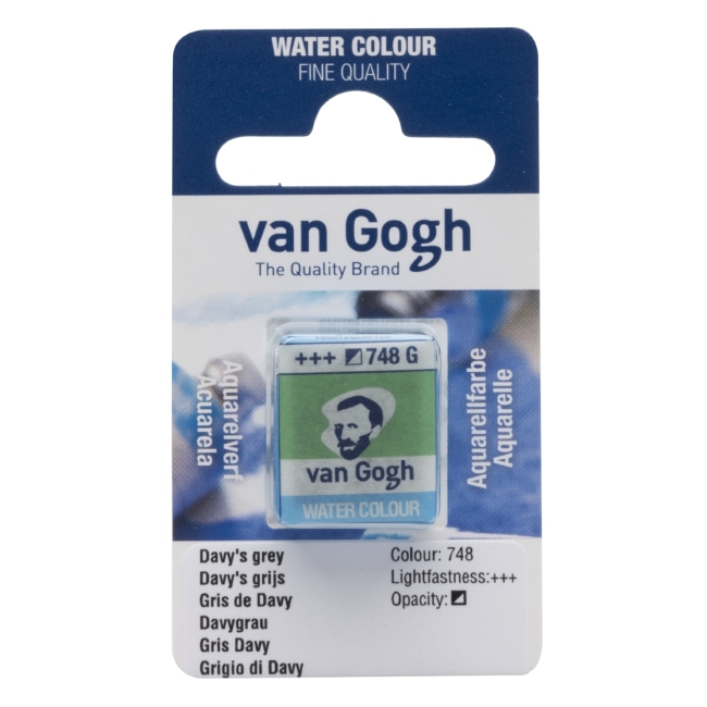 Краска акварельная Van Gogh кювета №748 Серый Дэви