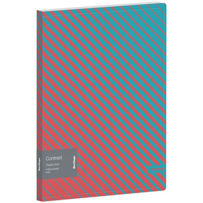 Папка с 30 вкладышами Berlingo "Contrast", 17мм, 600мкм, с внутр. карманом, с рисунком Папка с 30 вкладышами Berlingo "Contrast", 17мм, 600мкм, с внутр. карманом, с рисунком