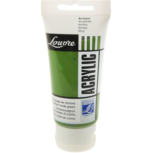 Краска акриловая LOUVRE туба 80мл №542 Зеленый оксид хрома LOUVRE туба 80мл №542 Зеленый оксид хрома,