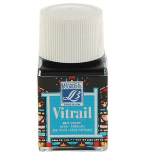 Краска по стеклу VITRAIL банка 50мл №87 Голубой,