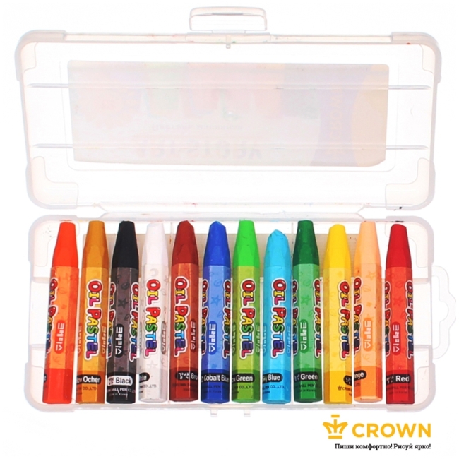 Пастель масляная Crown "ArtStory", 12 цветов, пласт. упак. Пастель масляная Crown "ArtStory", 12 цветов, пласт. упак.