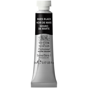 Акварель художественная, 5 мл, черный Марс