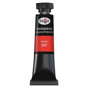 Акварель художественная Гамма "Старый мастер" алая, 9мл, туба Акварель художественная Гамма "Старый мастер" алая, 9мл, туба