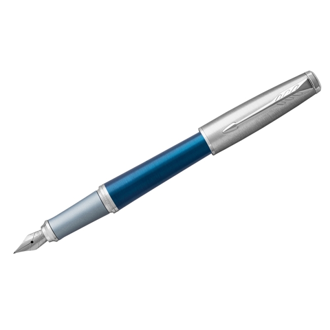Ручка перьевая Parker "Urban Premium Dark Blue", синяя, 0,8мм,подар уп.