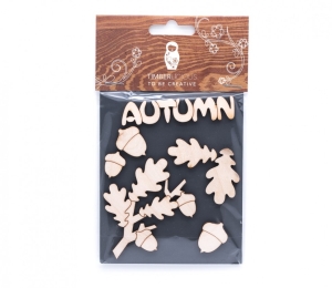 Набор заготовок для декорирования Autumn2 фанера 10х14см,