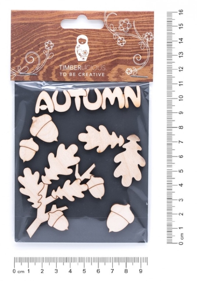 Набор заготовок для декорирования Autumn2 фанера 10х14см,