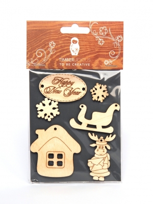 Набор заготовок для декорирования Winter14 фанера 10х14см,