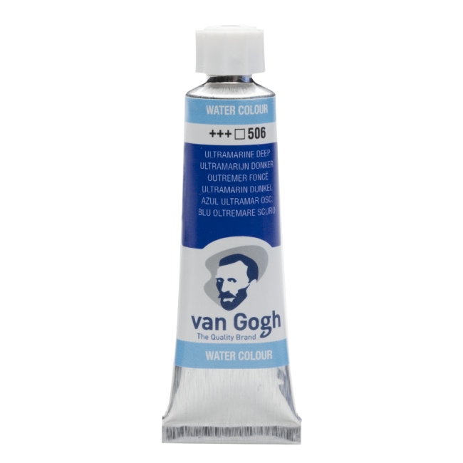 Краска акварельная Van Gogh туба 10мл №506 Ультрамарин насыщенный