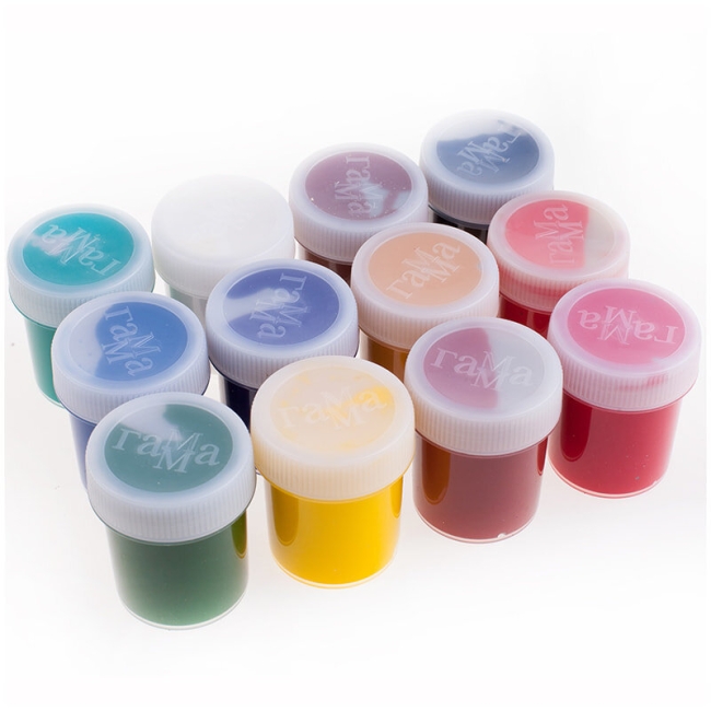 Гуашь Гамма Модерн для рисования набор из 12 цветов в баночках 40 мл купить в художественном магазине ArtCraft.Space с доставкой по РФ и СНГ Гуашь Гамма Модерн для рисования набор из 12 цветов в баночках 40 мл купить в художественном магазине ArtCraft.Space с доставкой по РФ и СНГ