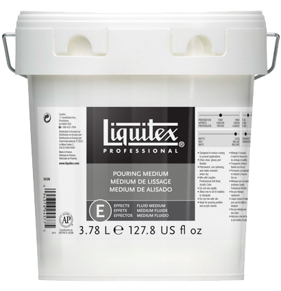 Медиум для эффекта заливки Liquitex Pouring Medium для акриловой живописи 3.78 л купить в художественном магазине ArtCraft.Space с доставкой по всему миру