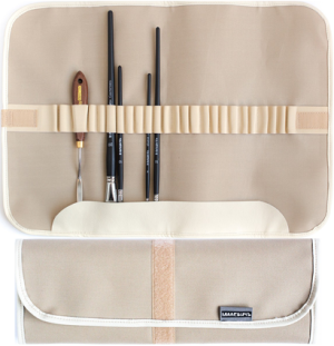 Скрутка для хранения кистей Малевичъ, 34х48 см, бежевая