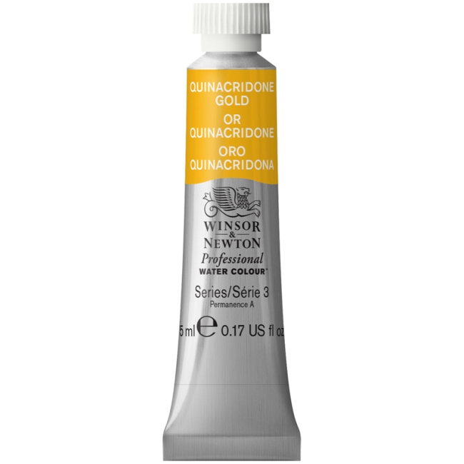 Акварель художественная Winsor&Newton "Professional", 5мл, туба, №547 хинакридон золотой