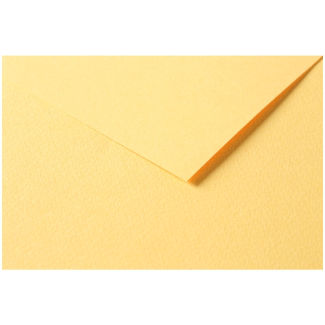 Цветная бумага универсальная Tulipe ClaireFontaine желтая  50х65 см / 25 листов / 160 гм купить в художественном магазине ArtCraft.Space