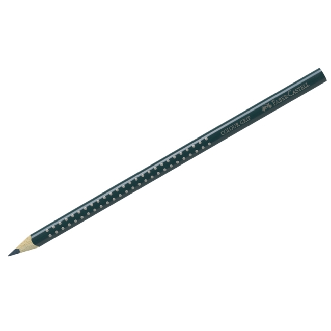 Карандаш Faber-Castell "Grip", кобальтовый зеленый, заточен.