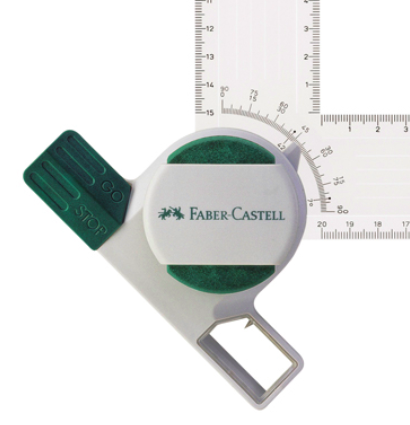 Линейка "Чертежная головка" Faber-Castell TK System поворотная для планшетов А3 и А4 купить в художественном магазине ArtCraft.Space с доставкой по РФ и СНГ