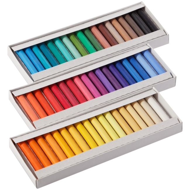 Пастель художественная сухая Greenwich Line, 54 цвета, картон. упак.