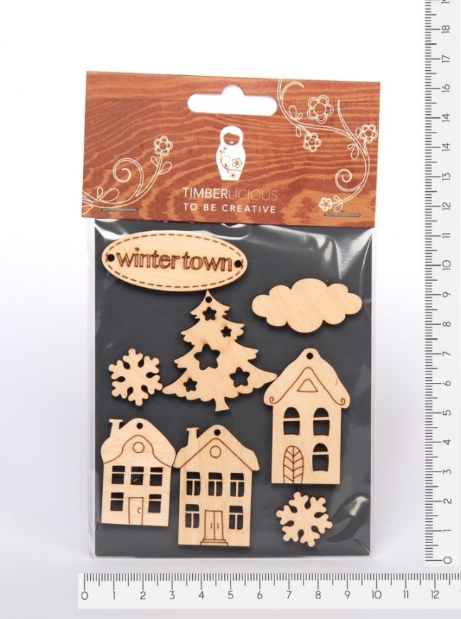 Набор заготовок для декорирования Winter15 фанера 10х14см,