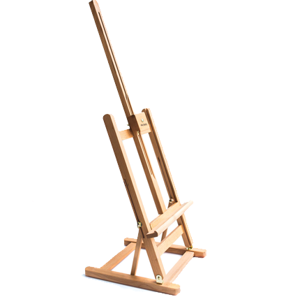 Настольный мольберт Малевичъ МЛ-57 с набором красок, холстом, кистями для акриловой живописи купить в магазине для художников ArtCraft.Space