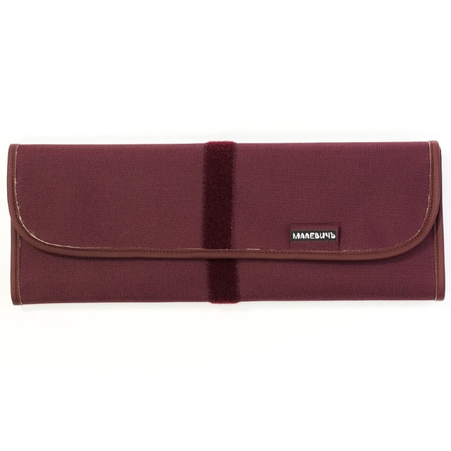 Пенал-свиток Малевичъ бордовый для длинных кистей и других принадлежностей купить в художественном магазине ArtCraft.Space с доставкой по всему миру