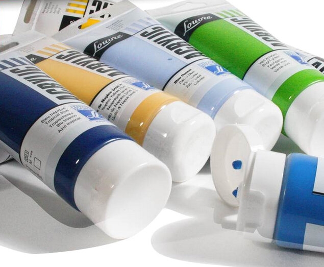 Краска акриловая LOUVRE туба 80мл №63 Основной синий LOUVRE туба 80мл №63 Основной синий,