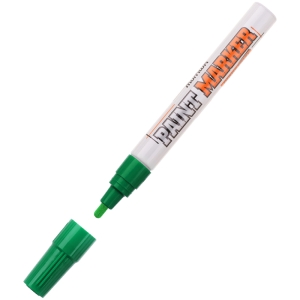 Маркер-краска MunHwa "Industrial" зеленый, 4мм, нитро-основа, для промышленного применения