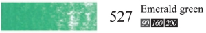 Пастель сухая мягкая профессиональная круглая Галерея цвет № 527 фталевый зеленый II