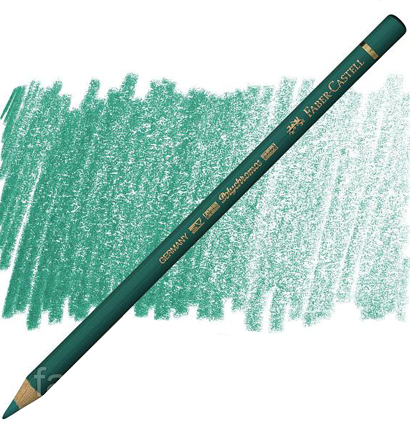 Карандаш художественный Faber-Castell "Polychromos", цвет 276 жженая хромовая зелень Карандаш художественный Faber-Castell "Polychromos", цвет 276 жженая хромовая зелень