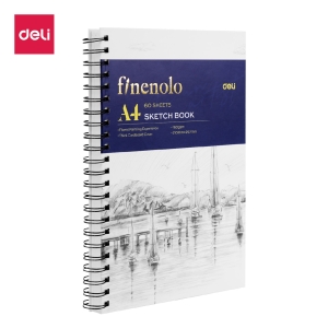 Альбом для графики Finenolo 160г/м2 A4 60л спираль по длинной стороне твердая обложка
