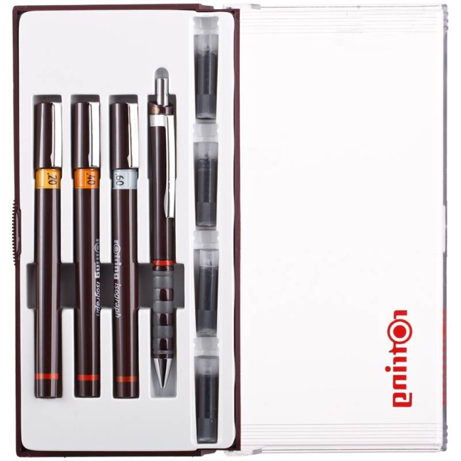 Набор изографов Rotring Junior 3 штуки, механический карандаш и чернила купить в магазине ArtCraft.Space Набор изографов Rotring Junior 3 штуки, механический карандаш и чернила купить в магазине ArtCraft.Space