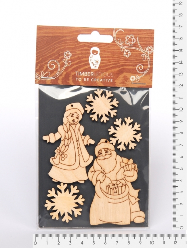 Набор заготовок для декорирования Winter16 фанера 10х14см,