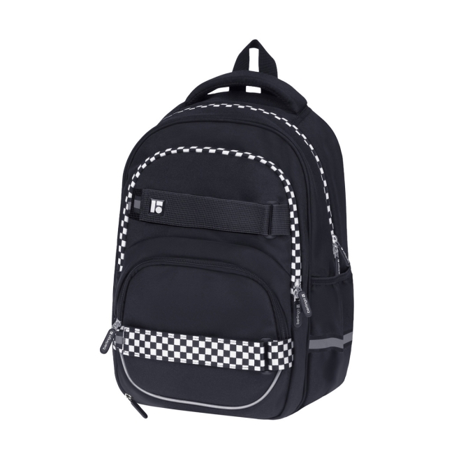 Рюкзак Berlingo Free Spirit "Square", 41*28*17см, 2 отделения, 3 кармана, уплотненная спинка