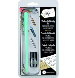 Набор перьев Manuscript Modern Calligraphy с аксессуарами 3шт блистер,